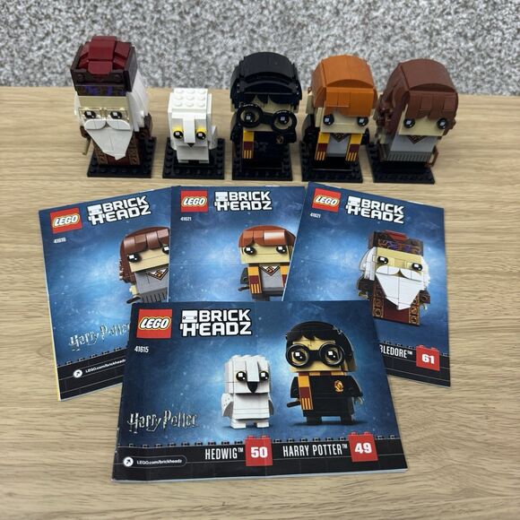 LEGO Brickheadz Lot Of 13 Harry Potter, Disney Duck Tails, Mandalorian Scrooge - Picture 3 of 9